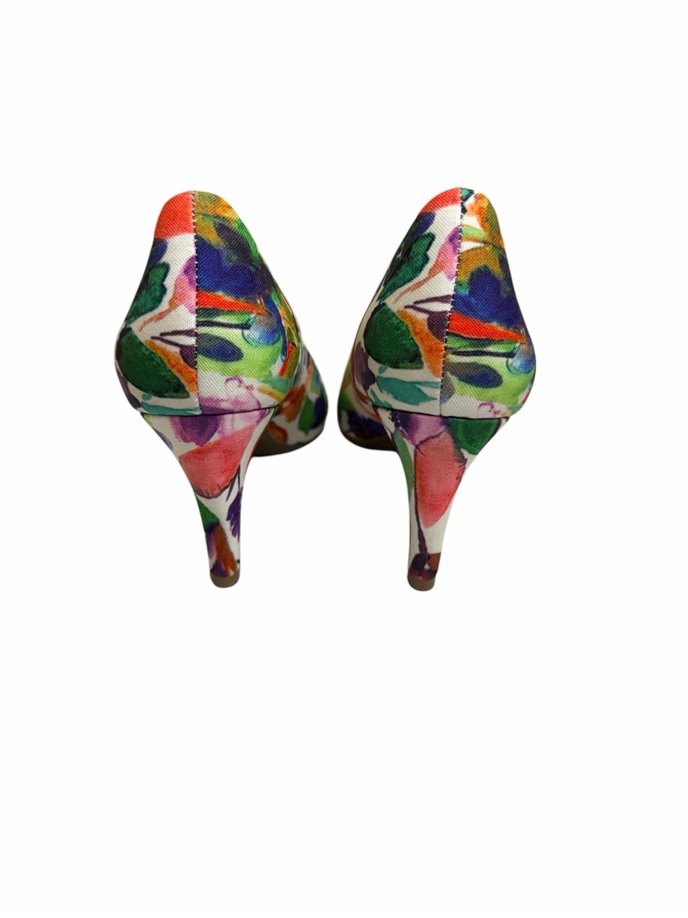 AEROSOLES Multicolor Floral Pointed-Toe Pumps - Picture 3 of 5